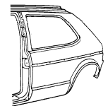 Rear mudguard